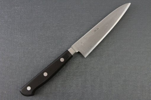 Japanese Chef Knife, Toshu super blue steel Aogami Super, petit knife 120mm, entire front view