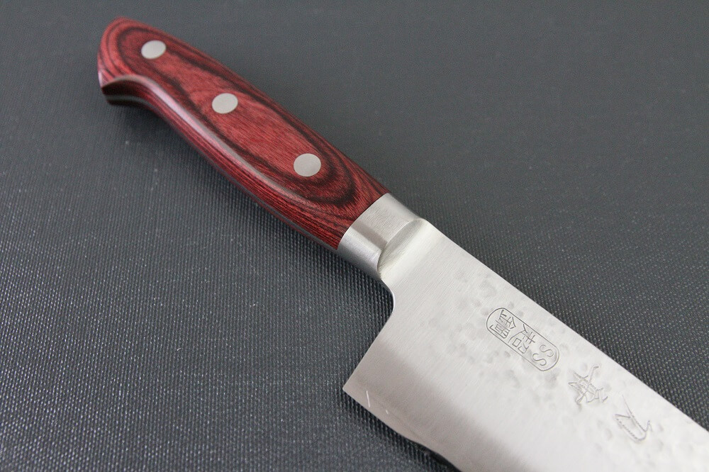 Left Handed] Toshu Hammer Finish, Petit Knife, Stainless Steel