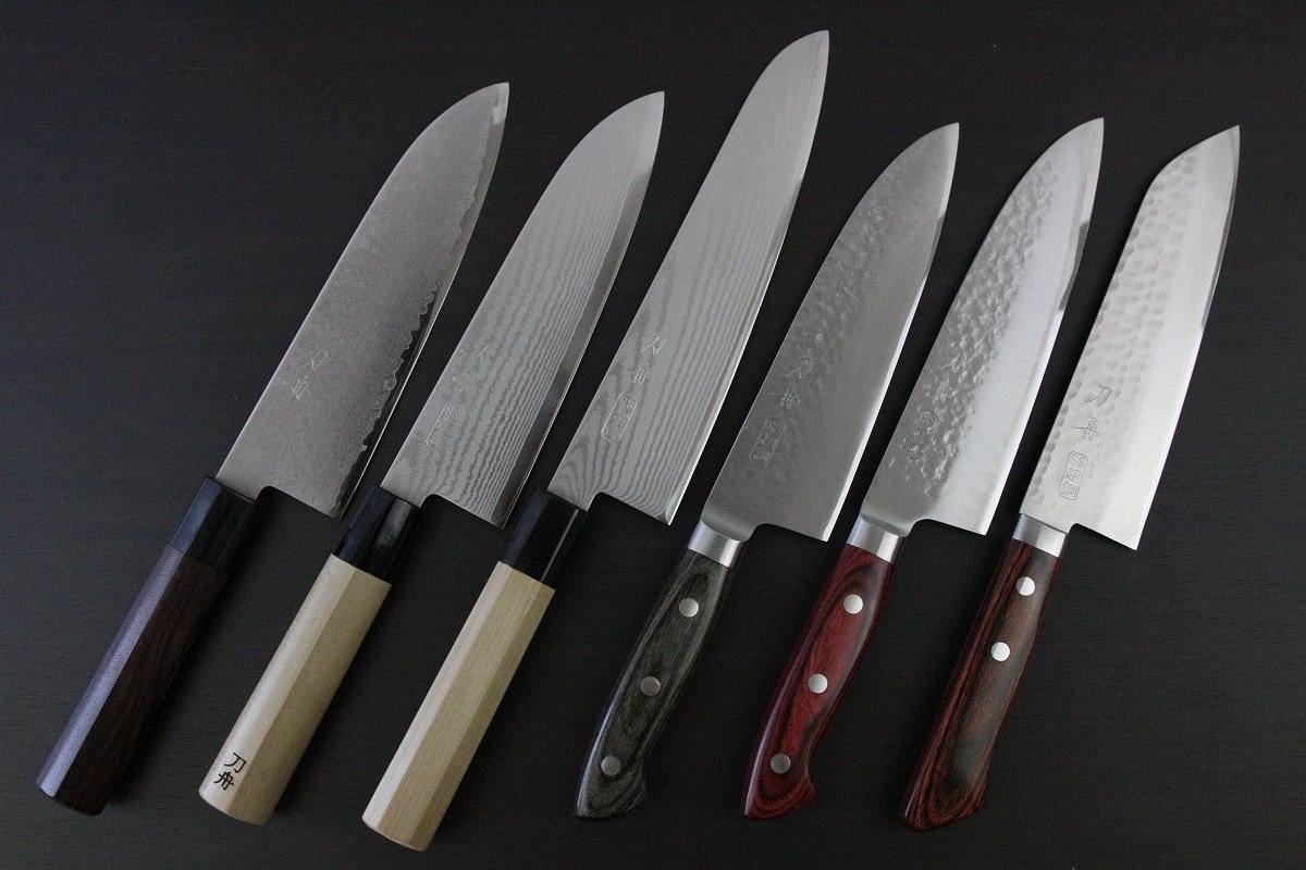 Toshu Santoku multi-purpose Japanese chef's knives, special selection series full lineup