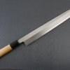 Japanese professional chef knife, Yanagiba Sushi knife, stainless steel 300mm, entire view front side
