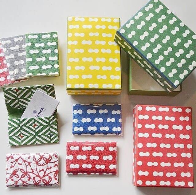 Etchu washi Japanese paper, a Japanese crafts, various products