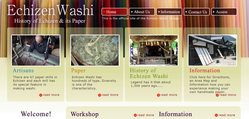 Etchu Washi Japanese paper, a Japanese traditional craft, Washi Village