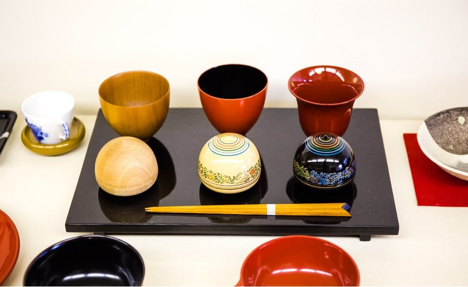 Echizen Lacquerware, a Japanese traditional craft, various products