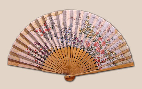 Kyoto Folding Fan, a Japanese traditional craft, premium grade Kyoto fan