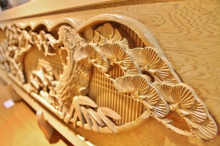 Osaka Ranma: Wood Carved Openwork Panel, details of a high grade product