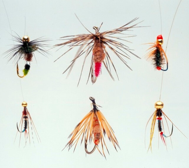 Banshu fishing flies, a Japanese traditional craft, six kinds of flies