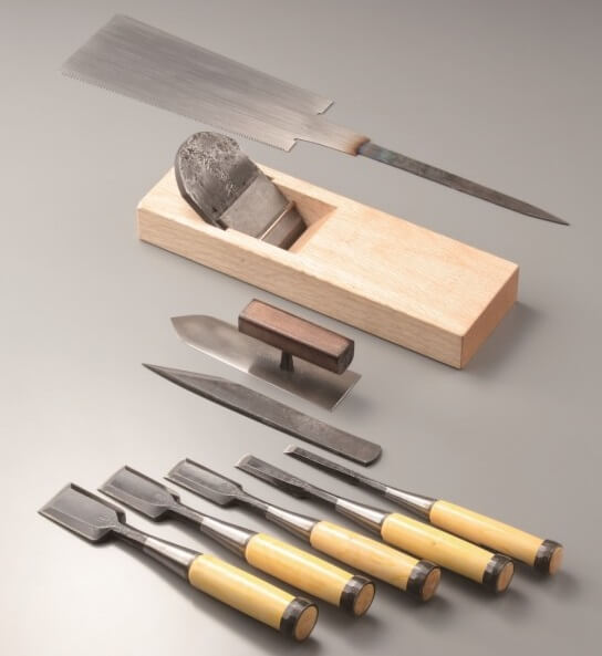 Miki cutlery, a Japanese traditional crafts, carpenter's tools
