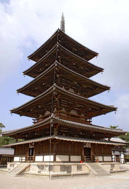 Buddhist Architecture, Goju five-layer tower
