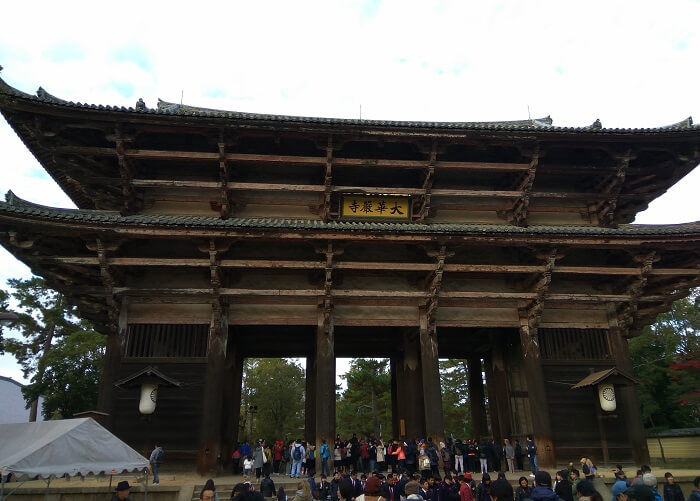 Buddhist Architecture, a big gate of temple