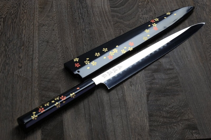 Japanese authentic knife Honyaki, product image