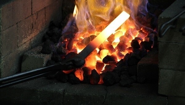 Nakiri Japanese vegetable knife, making process forging of Japanese chef knives