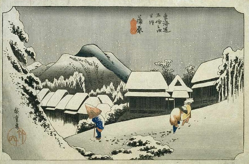 Ukiyo-e, Japanese Wood Block Prints, landscape print