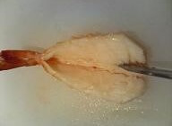 Easy recipe for Temari Sushi, making process of cutting shrimp