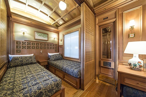 Seven Stars in Kyushu, cruise train of Japan, cabin