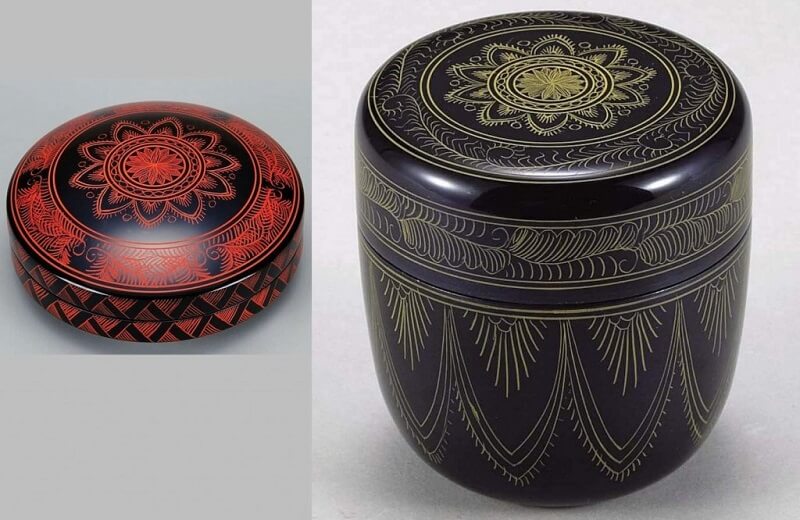 Kagawa lacquerware, a Japanese traditional craft, products made by famous technique