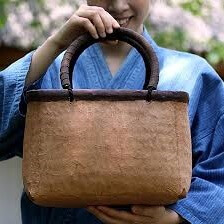 Tosa Washi Japanese paper, a traditional craft, handbag