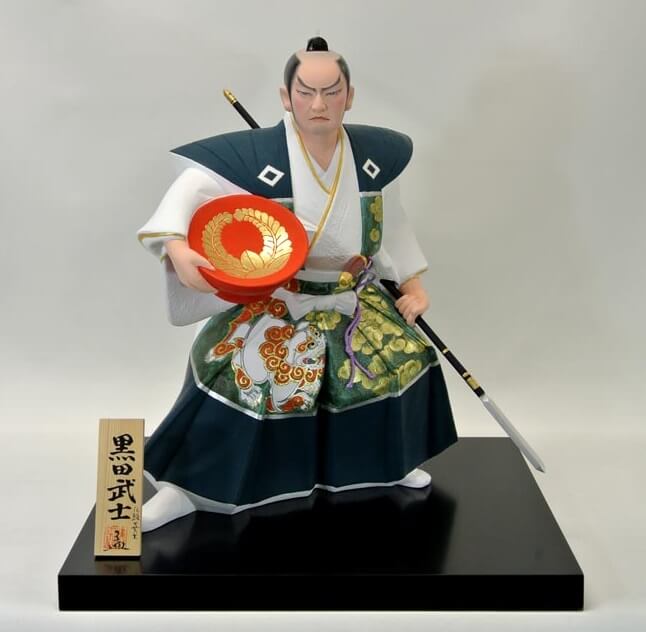 Hakata dolls, a Japanese doll craft, Samurai doll