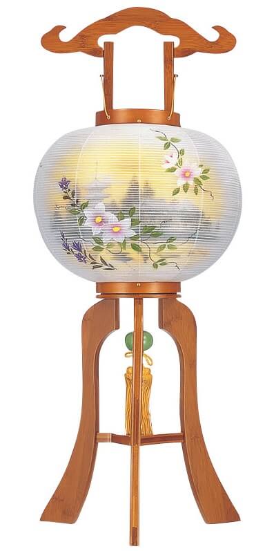 Yame paper lantern, a traditional Japanese craft, single bon lantern