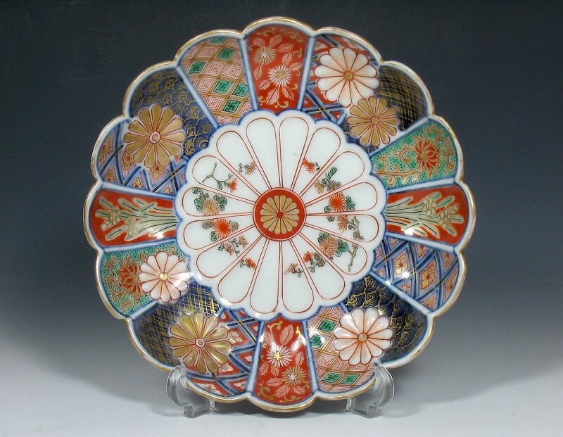 Arita Imari porcelain, a traditional Japanese craft, beautiful large dish