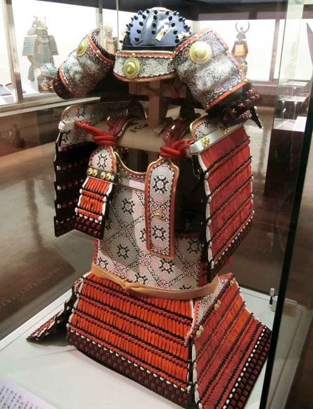 Aka-kawaodoshi O-yoroi in Okayama museum, national treasure of Japan