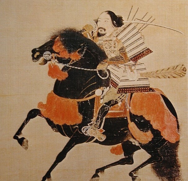 Ukiyo-e depicts Samurai Armor and Helmet, Kabuto and Yoroi, 3