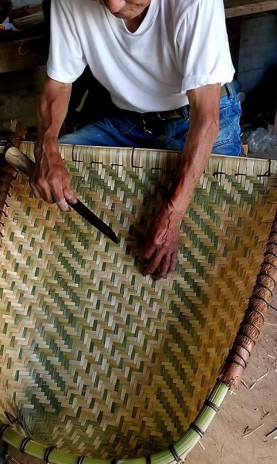 ways of using Japanese bamboo, large basket