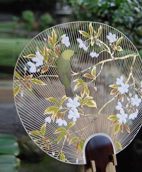 ways of using Japanese bamboo, Uchiwa fan