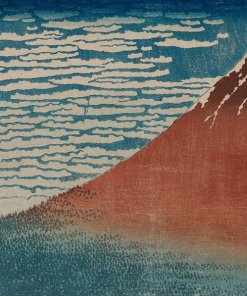 Ukiyo-e, Japanese woodblock print, Aka-fuji