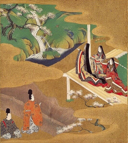 Japanese traditional color pallet for art, Ukiyo-e as a sample
