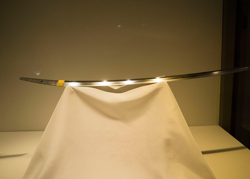 A legendary Japanese sword, national treasure Dojigiri Yasutsuna, the blade