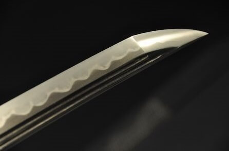 A legendary Japanese sword, national treasure Dojigiri Yasutsuna, blade top