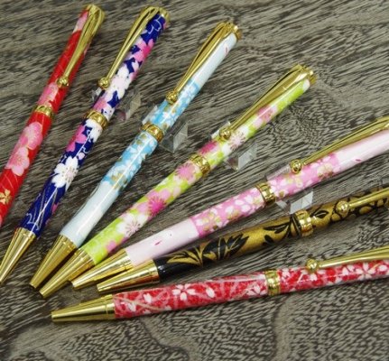 Mino washi ballpoint pens