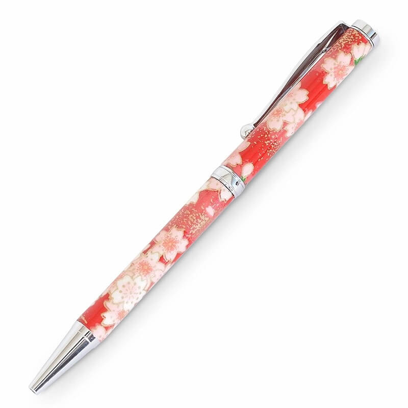 Mino washi ballpoint pens, pink flower