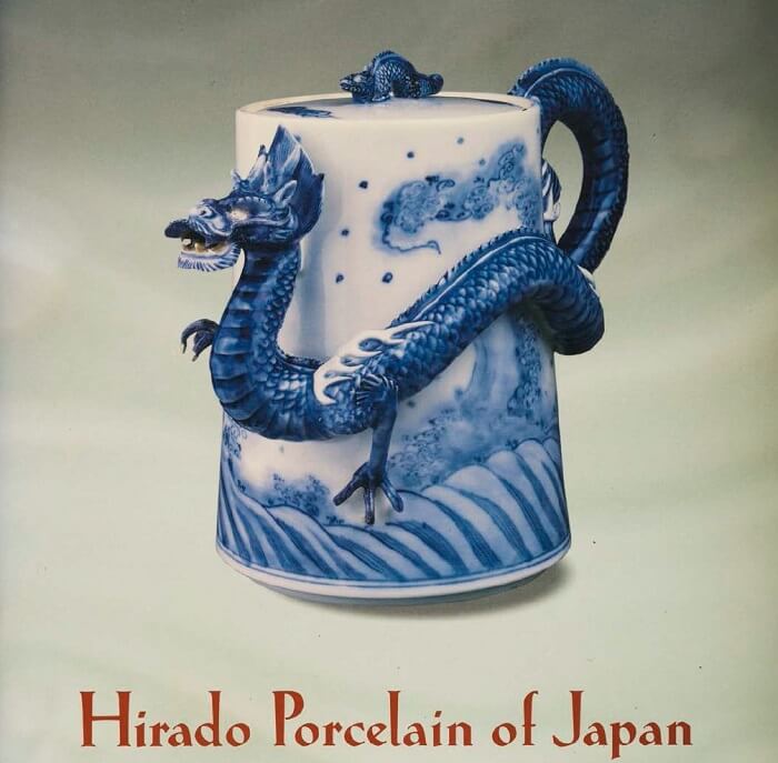 Hirado Porcelain of Japan, dragon kettle