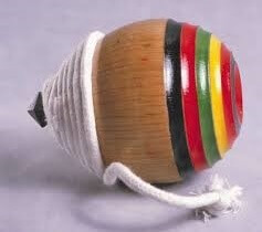 Koma spinning top as a Japanese crafts in Nagasaki