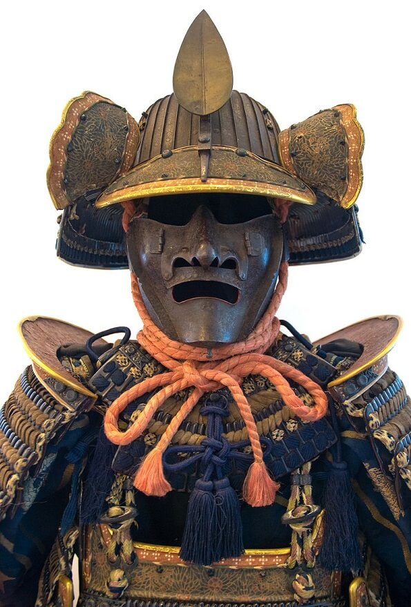 Samurai helmet, Japanese Kabuto, authentic full set of Samurai armour