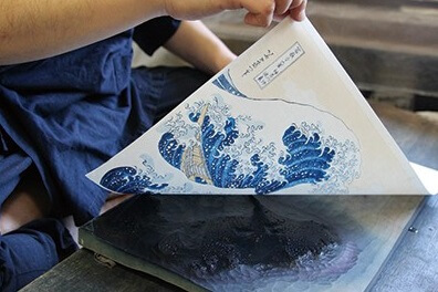 Ukiyo-e, Japanese woodblock print art, making process of printing 1