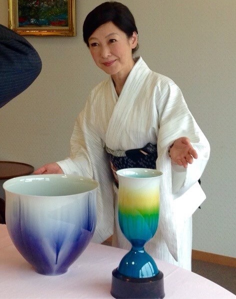 Tokuda Yasokichi Kutani Pottery, living national treasure, 4th generation artisan