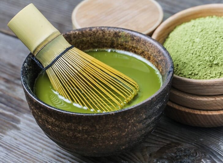 Japanese Tea ceremony, making a Japanese green tea