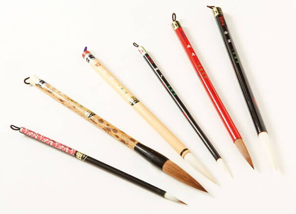 Japanese Chinese Calligraphy Fude Thick Brush Shodo Kakizome Japan Size7 JD6-207