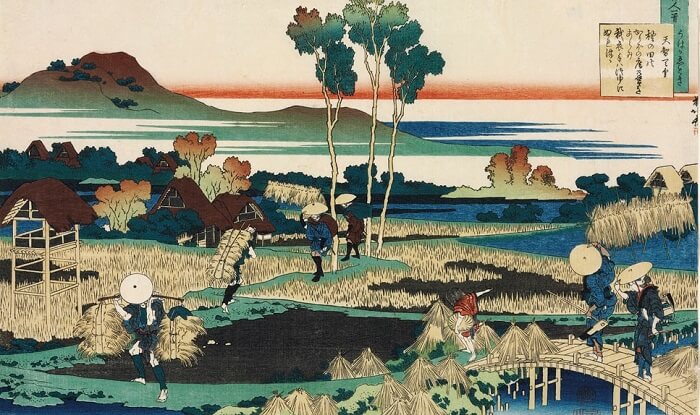 a Hokusai's masterpiece of Ukiyo-e