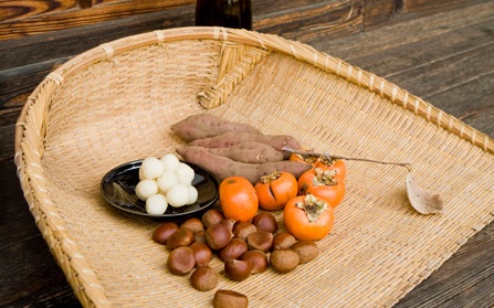 Japanese moon viewing, harvest for offerings