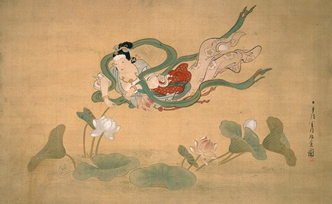 drawing by a Ukiyo-e founder Moronobu Hishikawa